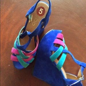 Colorful Aldo wedges